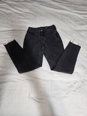 Old Navy Women's Black High-Waist OG Straight Jeans